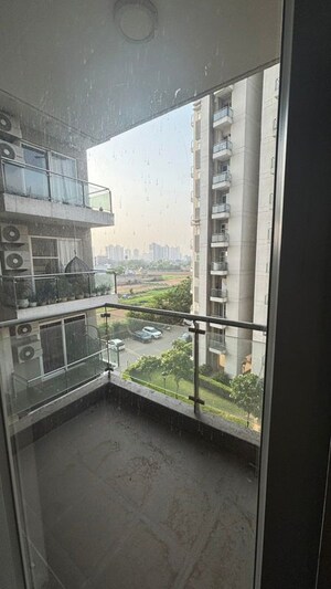 Balcony in 3 BHK Apartment at Microtek Greenburg, Sector 86 – for Rent