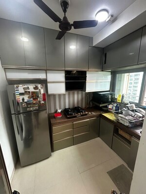 Kitchen in 2 BHK Apartment at Lodha Luxuria, Majiwada – for Rent