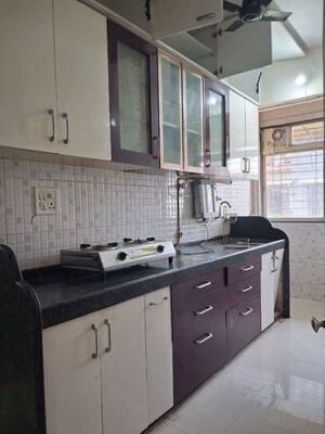 Kitchen in 1 BHK Apartment at Aangan Society, Nerul – for Rent