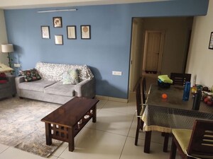 Living Room in 2 BHK Apartment at Sumukha Maple Grove, Akshayanagar – for Rent