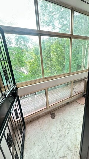 Balcony in 3 BHK Builder Floor at East Of Kailash – for Rent