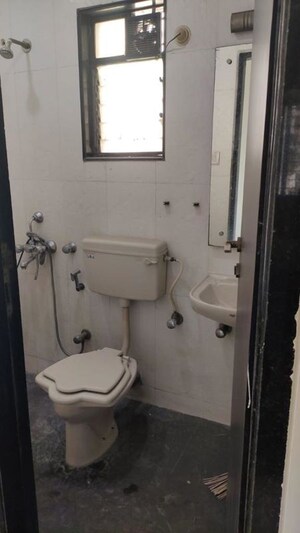 Bathroom in 3 BHK Apartment at Mahavir Heights Ghansoli, Ghansoli – for Rent