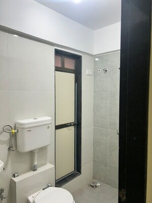 Bathroom in 2.5 BHK Apartment at Mhada Sector R3, Goregaon West – for Rent