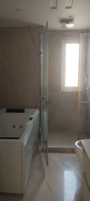 Bathroom in 4 BHK Builder Floor at Panchsheel Park – for Rent