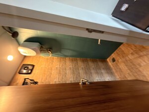 Bathroom in 1 BHK Apartment at Lodha Crown Quality Homes, Majiwada – for Rent