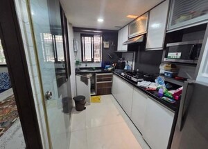 Kitchen in 1 BHK Apartment at Hiranandani Gardens, Powai – for Rent