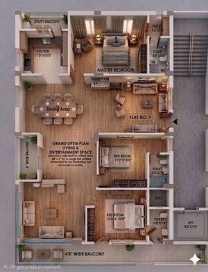 3.5 BHK Apartment For Sale in Neredmet