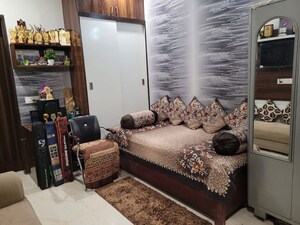 Living Room in 3 BHK Builder Floor at MS Enclave Zirakpur, Dhakoli – for Sale