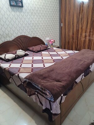 Bedroom in 3 BHK Builder Floor at MS Enclave Zirakpur, Dhakoli – for Sale