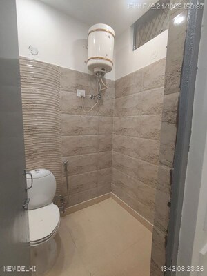 Bathroom in 2 BHK Builder Floor at Malviya Nagar – for Rent