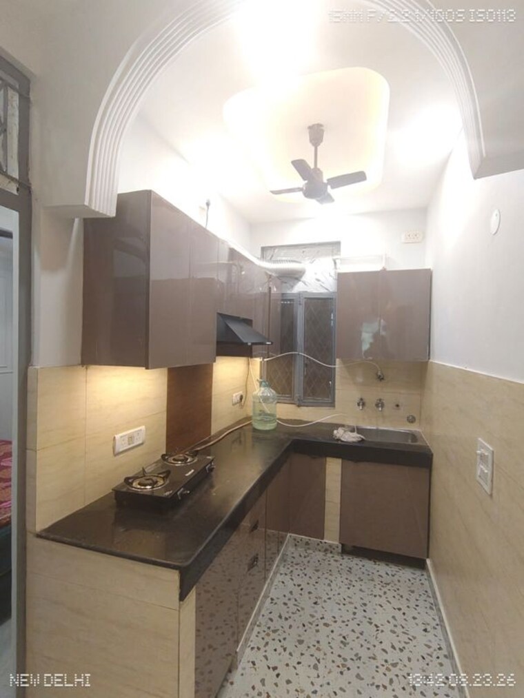 Kitchen, malviya nagar 2 Bedroom 900 Sq.Ft. Builder Floor In Malviya Nagar Delhi 10636463
