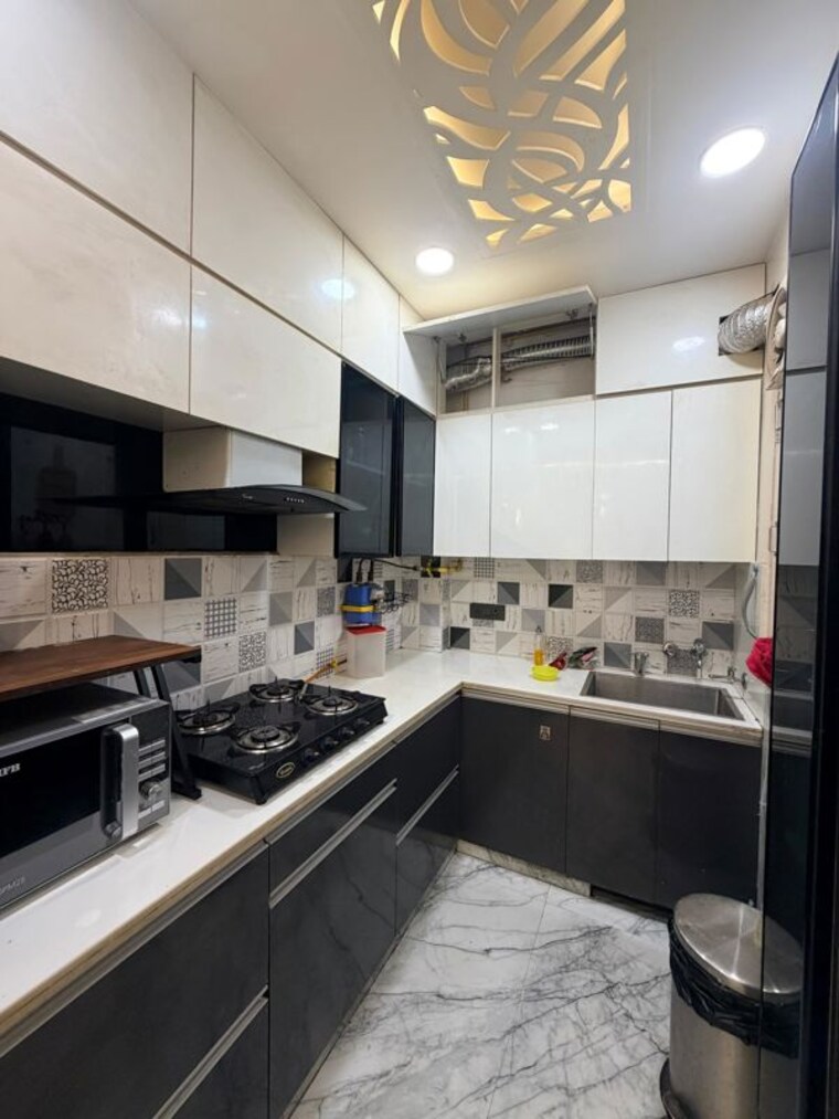 Kitchen, malviya nagar 2 Bedroom 900 Sq.Ft. Builder Floor In Malviya Nagar Delhi 10636463