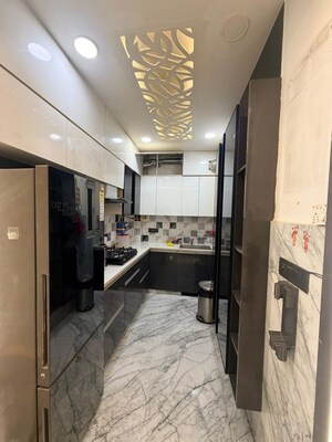 Kitchen in 2 BHK Builder Floor at Malviya Nagar – for Rent