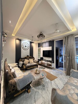 Living Room in 2 BHK Builder Floor at Malviya Nagar – for Rent