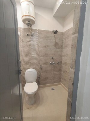 Bathroom in 2 BHK Builder Floor at Malviya Nagar – for Rent