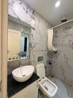 Bathroom in 2 BHK Builder Floor at Malviya Nagar – for Rent