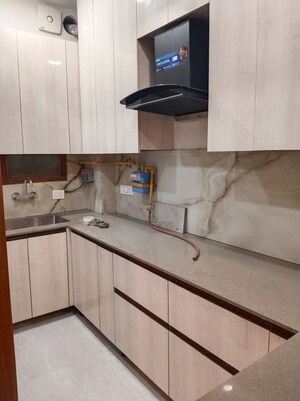 Kitchen in 2 BHK Builder Floor at Malviya Nagar – for Rent