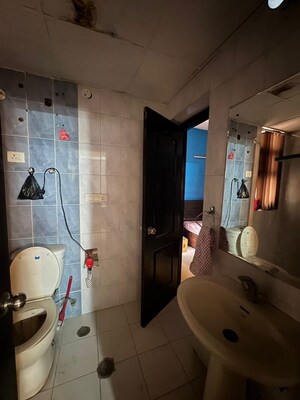 Bathroom in 2 BHK Apartment at Jaipurias Sunrise Greens Zirakpur, Vip Road – for Rent