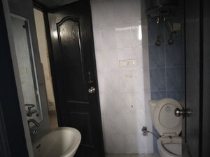 Bathroom in 2 BHK Apartment at Jaipurias Sunrise Greens Zirakpur, Vip Road – for Rent