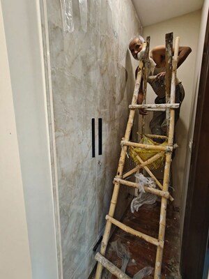 Balcony in 3 BHK Builder Floor at Palam Vihar – for Rent