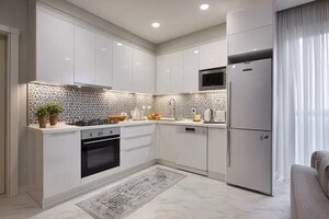 Kitchen in 3 BHK Builder Floor at Sector 107 – for Sale
