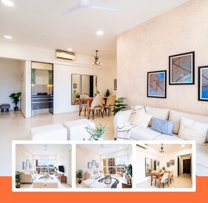 Living Room in 2.5 BHK Apartment at Runwal Elegante, Andheri West – for Sale