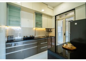Kitchen in 2.5 BHK Apartment at Runwal Elegante, Andheri West – for Sale