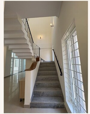 Staircase in 4 BHK Villa at AWHO Vasanth Vihar, Bileshivale – for Rent