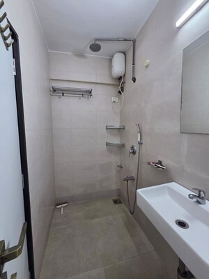 Bathroom in 3 BHK Apartment at Roop Darshan Apartments, Andheri West – for Rent
