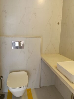 Bathroom in 2 BHK Apartment at Chandak 34 Park Estate, Goregaon West – for Rent