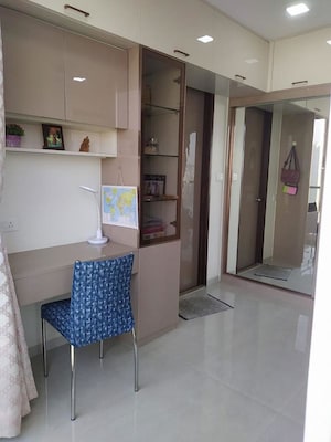 Bathroom in 2 BHK Apartment at Rustomjee Athena, Majiwada – for Rent