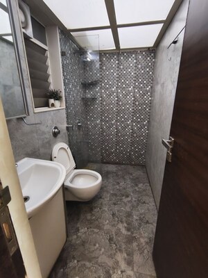 Bathroom in 2 BHK Apartment at Romell Diva, Malad West – for Rent