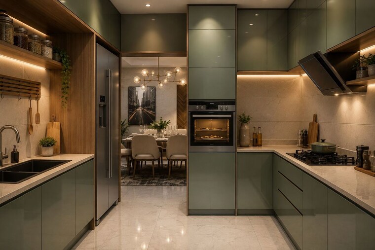 Kitchen, trifecta-veranza 2 Bedroom 1200 Sq.Ft. Apartment In Kommasandra Bangalore 10636693