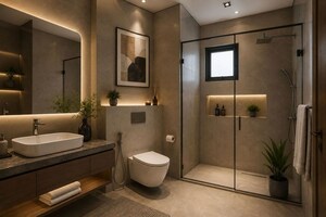 Bathroom in 2 BHK Apartment at Trifecta Veranza, Kommasandra – for Sale