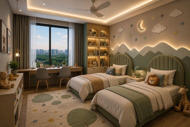 Living Room, trifecta-veranza 2 Bedroom 1200 Sq.Ft. Apartment In Kommasandra Bangalore 10636693