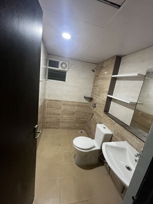 Bathroom in 3 BHK Apartment at SLV Central Park, Whitefield – for Rent