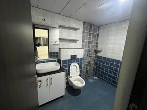 Bathroom in 3 BHK Apartment at SLV Central Park, Whitefield – for Rent