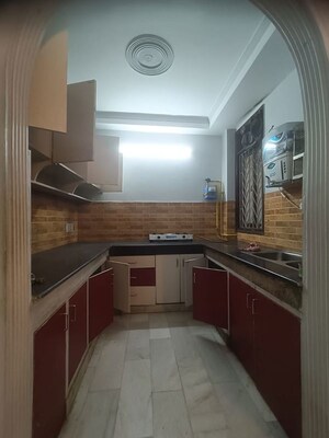 Kitchen in 3 BHK Builder Floor at Panchsheel Vihar – for Rent