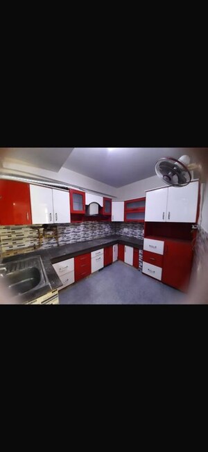 Kitchen in 3 BHK Apartment at Mittal Rajnagar Residency, Raj Nagar Extension – for Sale