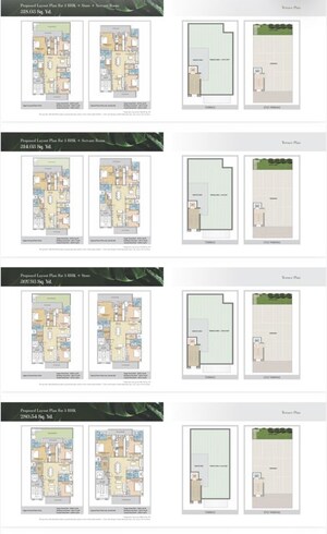 Master Plan in 4 BHK Apartment at Omaxe New Chandigarh, North Mullanpur – for Sale