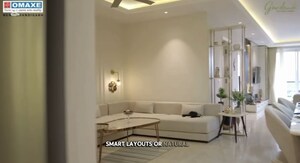 Living Room in 4 BHK Apartment at Omaxe New Chandigarh, North Mullanpur – for Sale
