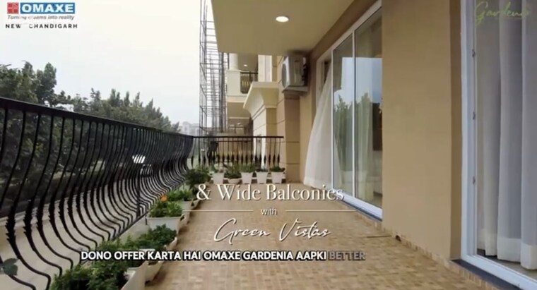 Balcony, omaxe-new-chandigarh 4 Bedroom 2220 Sq.Ft. Apartment In North Mullanpur Chandigarh 10636732