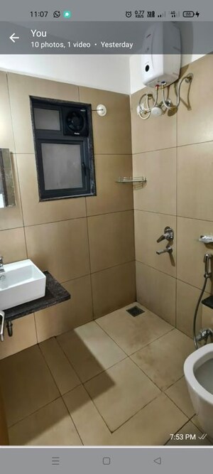 Bathroom in 2 BHK Apartment at Majestique Signature Towers, Balewadi – for Rent