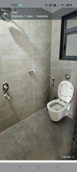 Bathroom in 2 BHK Apartment at Majestique Signature Towers, Balewadi – for Rent