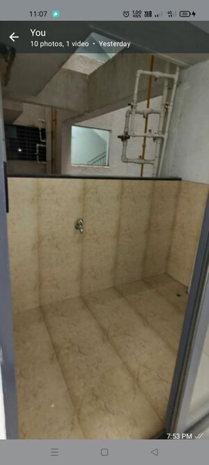 Bathroom in 2 BHK Apartment at Majestique Signature Towers, Balewadi – for Rent