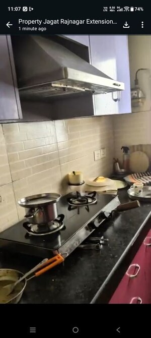 Kitchen in 2 BHK Apartment at VVIP Addresses, Raj Nagar Extension – for Rent