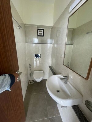 Bathroom in 2 BHK Apartment at Dynamix Divum, Malad East – for Rent
