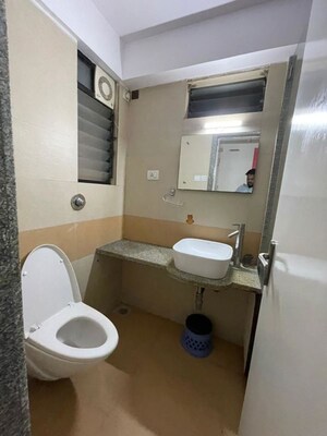 Bathroom in 2 BHK Apartment at Satellite Tower, Goregaon East – for Rent