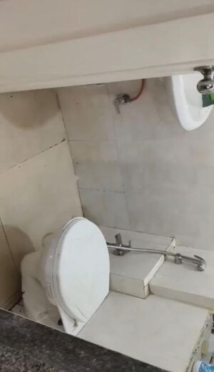 Bathroom in 1 BHK Apartment at BG Monte Verita North Annexe, Borivali East – for Rent