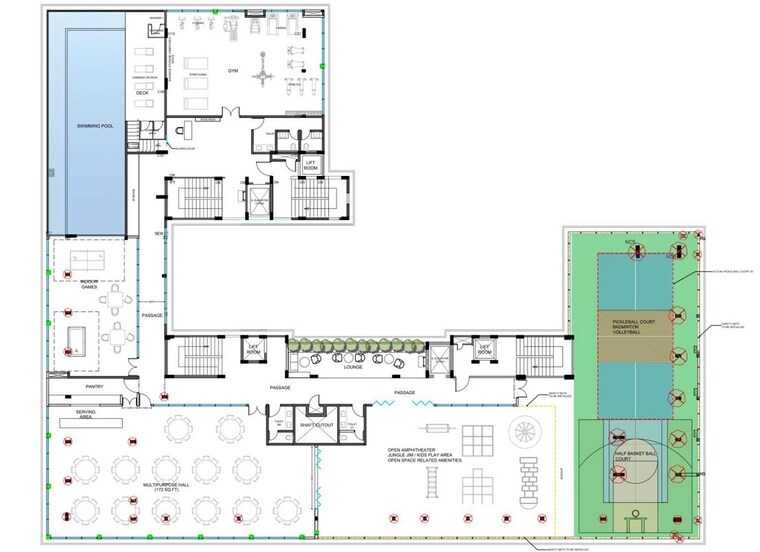 Floor Plan, dada-the-bellagio 4 Bedroom 2632 Sq.Ft. Apartment In Koradi rd Nagpur 10636873
